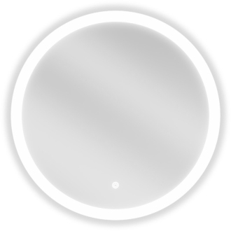 Osvetlené kúpeľňové zrkadlo Mexen Oro, okrúhle 60 cm, LED 6000K, proti zaparovaniu - 9824-060-060-611-00