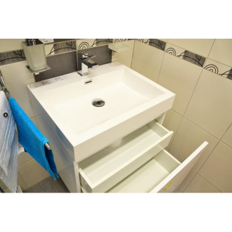 VERONA EASY skrinka s umývadlom z liateho mramoru VERONA60WH