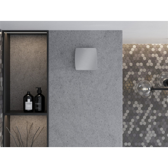Mexen AXS 100 kúpeľňový ventilátor so senzorom vlhkosti, strieborný - W9601-100H-11