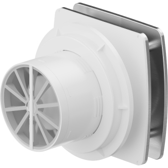 Mexen AXS 100 kúpeľňový ventilátor s časovačom, strieborný - W9601-100T-11