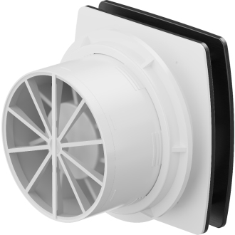 Kúpeľňový ventilátor Mexen AXS 150, čierny - W9601-150-70