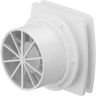 Mexen AXS 150 kúpeľňový ventilátor so snímačom vlhkosti, biely - W9601-150H-00