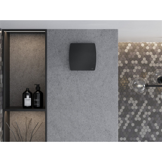 Mexen AXS 150 kúpeľňový ventilátor s čidlom vlhkosti, čierny - W9601-150H-70