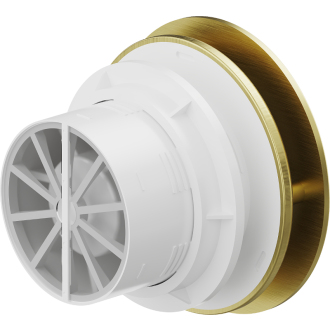 Mexen AXR 100 kúpeľňový ventilátor so senzorom vlhkosti, zlatý - W9602-100H-50