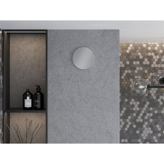 Mexen AXR 100 kúpeľňový ventilátor s časovačom, strieborný - W9602-100T-11