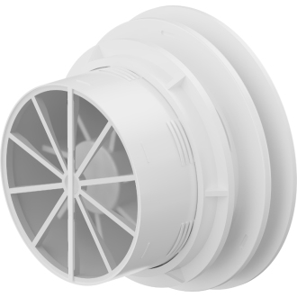 Mexen AXR 150 kúpeľňový ventilátor so senzorom vlhkosti, biely - W9602-150H-00