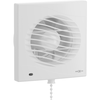 Mexen DXS 100 kúpeľňový ventilátor, káblový vypínač, biely - W9603-100K-00