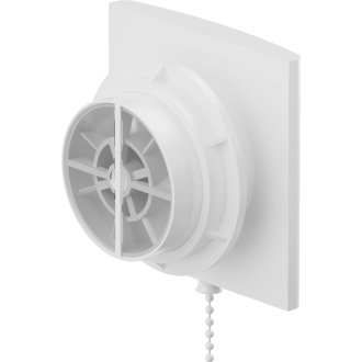 Mexen EXS 100 kúpeľňový ventilátor, káblový vypínač, biely - W9604-100K-00