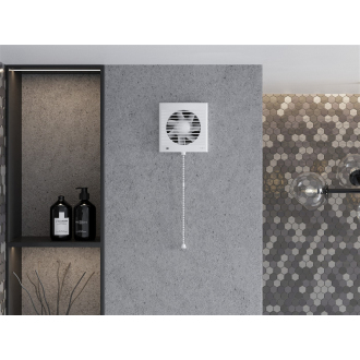 Mexen EXS 120 kúpeľňový ventilátor, káblový spínač, biely - W9604-125K-00