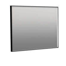 Zrkadlo LED 90x70, hliník čierna, IP44 ALUZ9070CLEDP