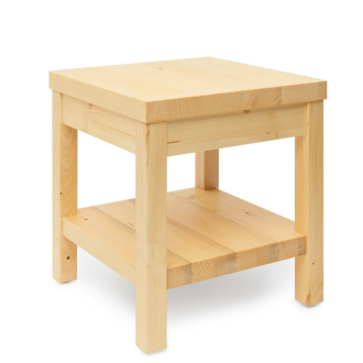COUNTRY stolička s pol. 40cm, prírodná COUNTRYST40NA