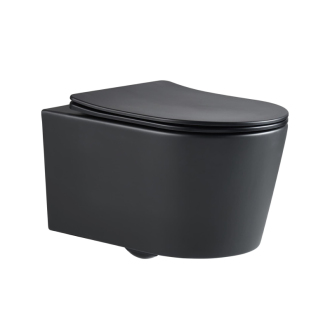 Brevis záv WC rim-ex 48 cm vr. sed čierne SATBRE010RREXPBKM