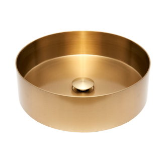 Umývadlo Aurum Brushed Gold 38x38x11cm SATAUR3838BG