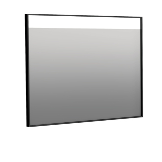 Zrkadlo LED 90x70, hliník čierna, IP44 ALUZ9070CLED