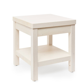 COUNTRY stolička s pol. 40cm, biela COUNTRYST40BI