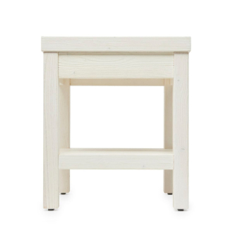 COUNTRY stolička s pol. 40cm, biela COUNTRYST40BI