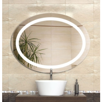 ILUXIT zrkadlo ovál, 85x65 LED, bez vyp. ZIL8565OVLEDBV