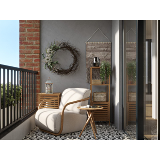 Naturel Home 4-regál 39,5x35,5x123cm HOMEREG4