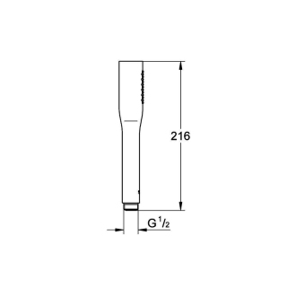 GROHE EUPHORIA 27367000 ručná sprcha Cosmopolitan