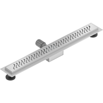 Mexen Flat M09 odtokový žľab 60 cm chróm - 1028060-15