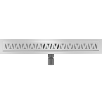 Mexen Flat M22 odtokový žľab 60 cm chróm - 1029060-15