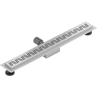 Mexen Flat M22 odtokový žľab 60 cm chróm - 1029060-15