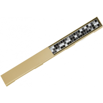 Mexen M13 50 cm - Rošt pre odtokový žľab FLAT/Flat 360, zlatý 1519050