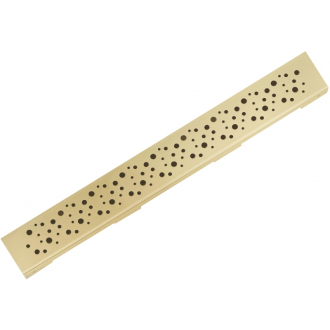 Mexen M12 60 cm - Rošt pre odtokový žľab FLAT / Flat 360, zlatý 1521060