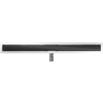 Mexen Flat MGB odtokový žľab 80 cm čierne sklo - 1026080-15