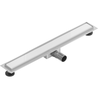 Mexen Flat MGW odtokový žľab 60 cm biele sklo - 1027060-15