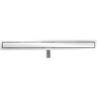 Mexen Flat MGW odtokový žľab 80 cm biele sklo - 1027080-15
