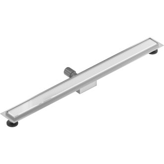 Mexen Flat MGW odtokový žľab 80 cm biele sklo - 1027080-15