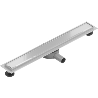 Mexen Flat 360 ° MGW otočný odtokový žľab 50 cm biele sklo - 1027050-40
