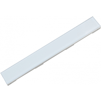 Mexen Flat 360 ° MGW otočný odtokový žľab 50 cm biele sklo - 1027050-40