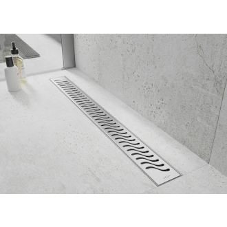 Mexen Flat 360° M09 otočný odtokový žľab 100 cm chróm - 1028100-40