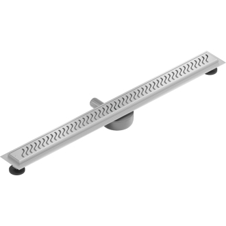 Mexen Flat 360° M09 otočný odtokový žľab 100 cm chróm - 1028100-40