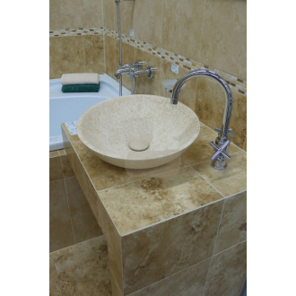LAPIS umývadlo na dosku 40cm svetlé LA4040LB