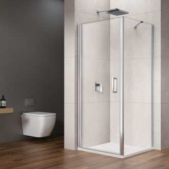 LORO štvorcový sprchovací kút 800x800 mm