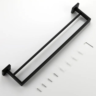 Kúpeľňový vešiak Black ERLO 02 REA-06908