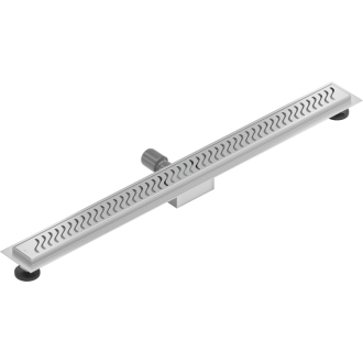 Mexen Flat M09 odtokový žľab 100 cm chróm - 1028100-15