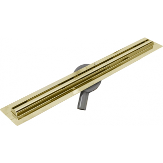 Mexen FLAT 360 SLIM 70 cm - Lineárny odtokový žľab, zlatá 1541070
