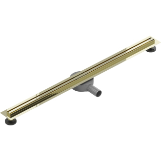 Mexen FLAT 360 SLIM 80 cm - Lineárny odtokový žľab, zlatá 1541080