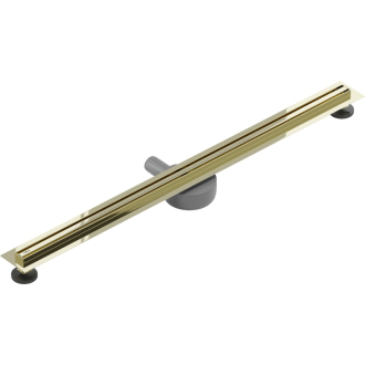 Mexen FLAT 360 SLIM 80 cm - Lineárny odtokový žľab, zlatá 1541080