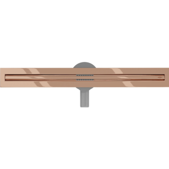 Mexen FLAT 360 SLIM 60 cm - Lineárny odtokový žľab, ružové zlato 1641060