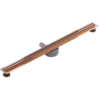 Mexen FLAT 360 SLIM 100 cm - Lineárny odtokový žľab, ružové zlato 1641100