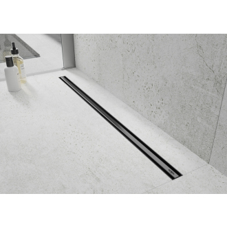Mexen FLAT 360 SLIM 100 cm - Lineárny odtokový žľab, čierna 1741100