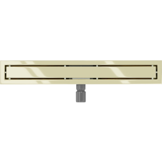 Mexen Flat M13 odtokový žľab 2v1 50 cm zlatá - 1510050-15