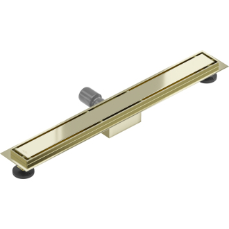 Mexen Flat M13 odtokový žľab 2v1 50 cm zlatá - 1510050-15