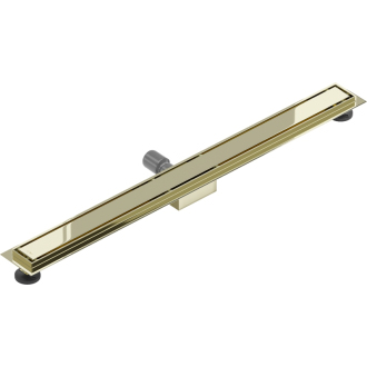 Mexen Flat M13 odtokový žľab 2v1 100 cm zlatá - 1510100-15