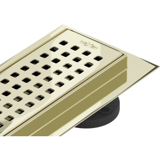 Mexen Flat M08 odtokový žľab 50 cm zlatá - 1525050-15